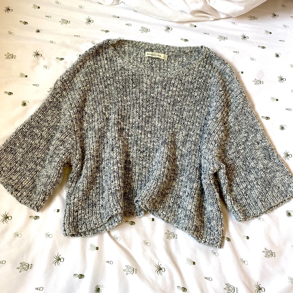 Gray Abercrombie sweater